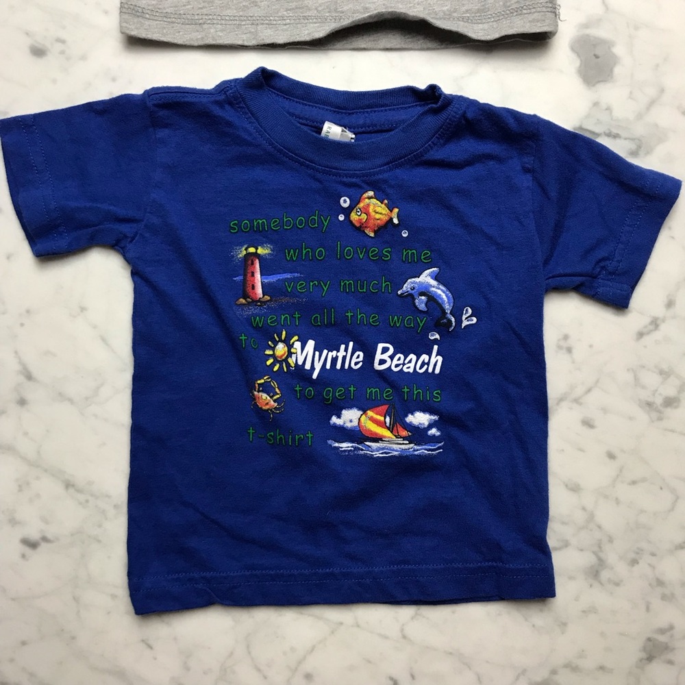 Carter's Little Beach Dude 6M Boys T Shirt Bundle - Picture 3 of 6